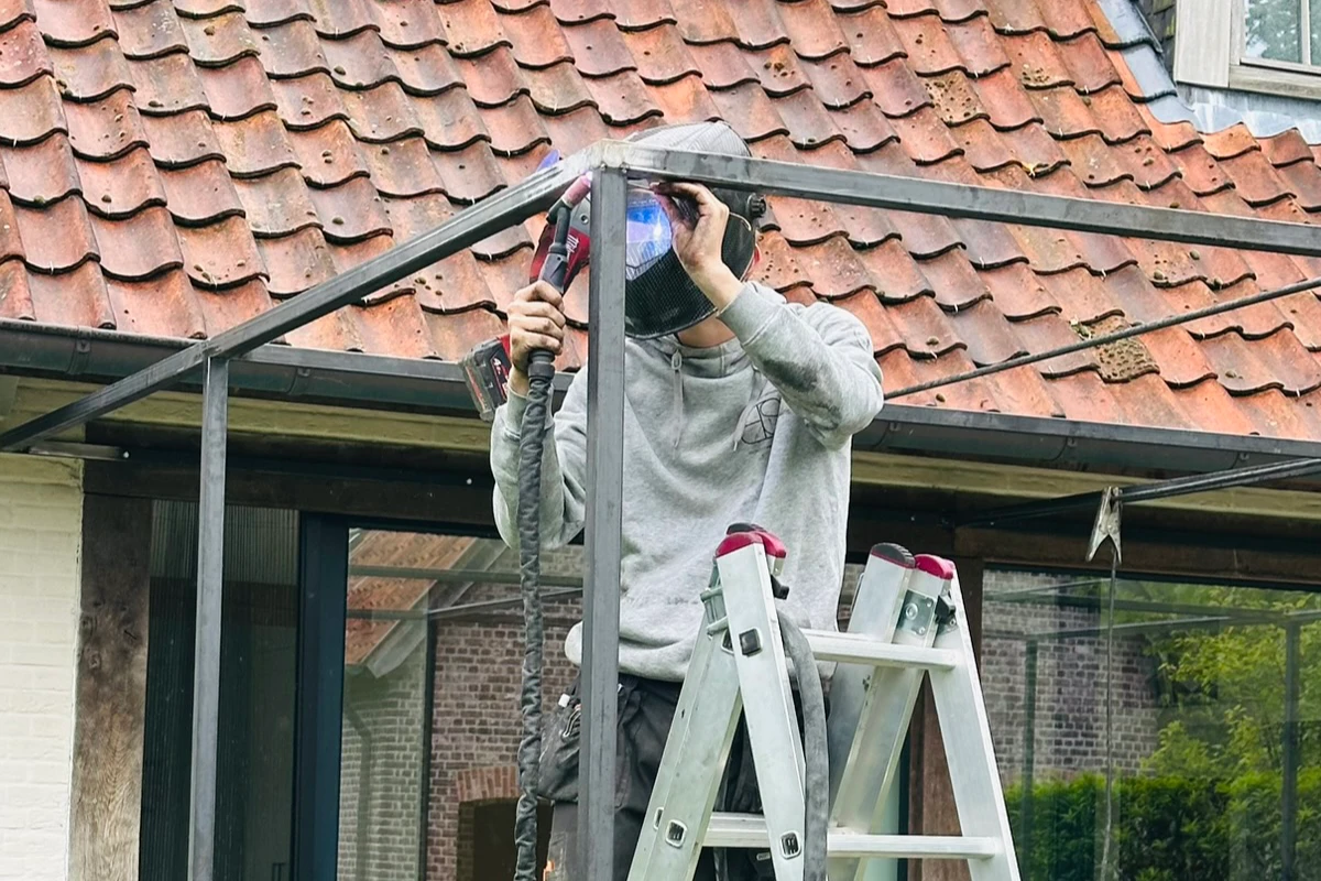 Brent van BDS Concepts aan het werk